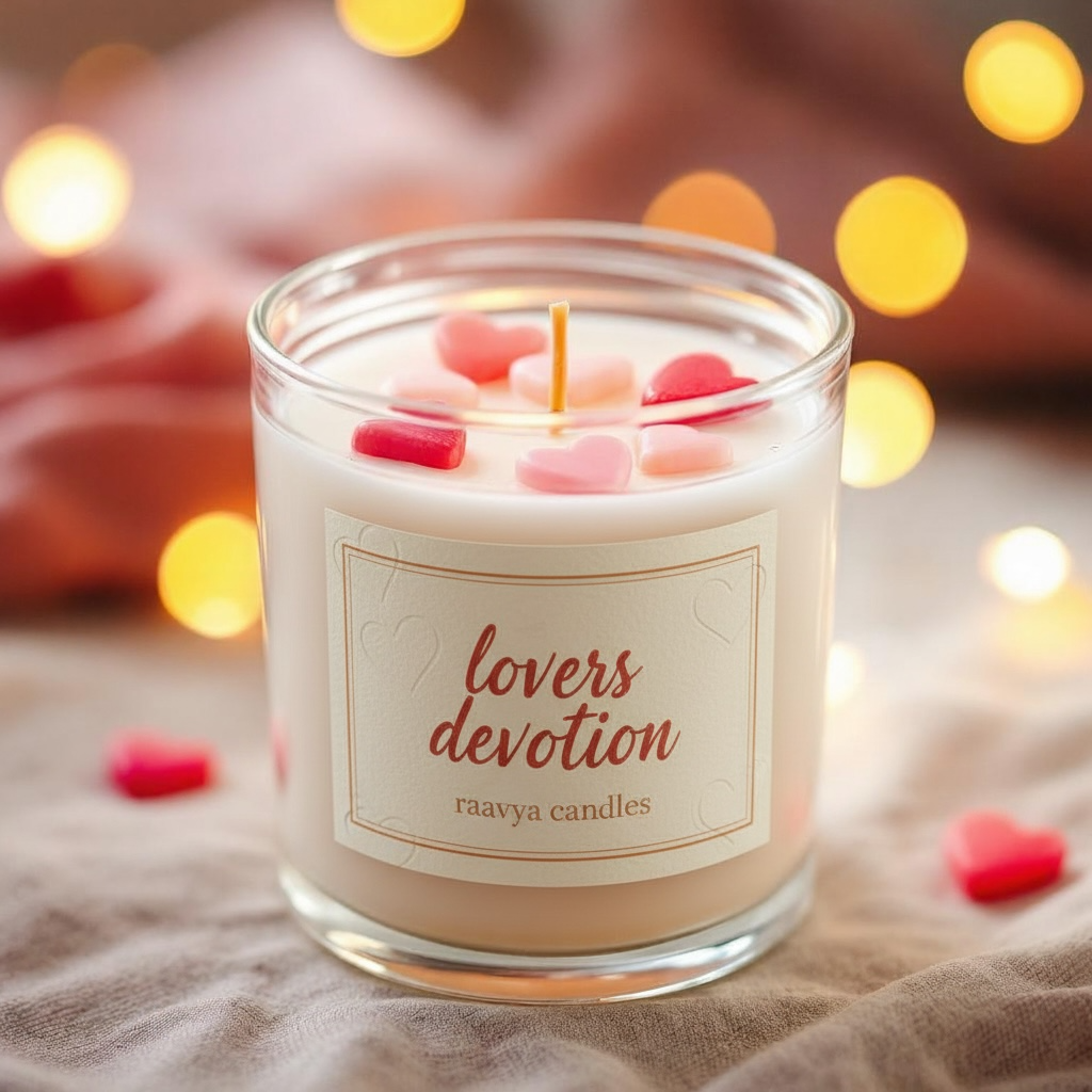 The Lovers Devotion - 8oz - Amore Eternity series - Raavya Candles New Jersey