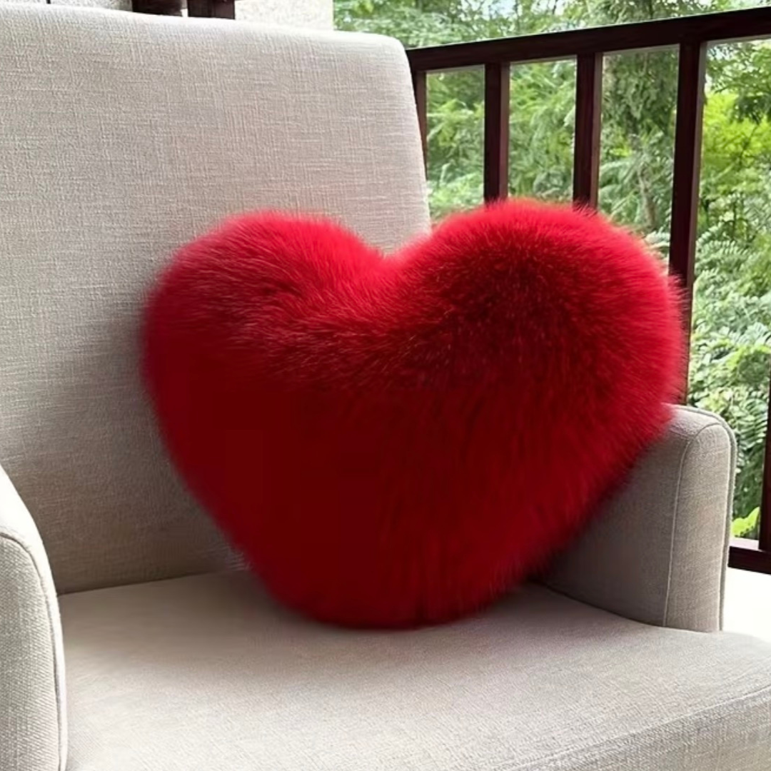 Heart Shaped Pillow - Raavya Candles New Jersey